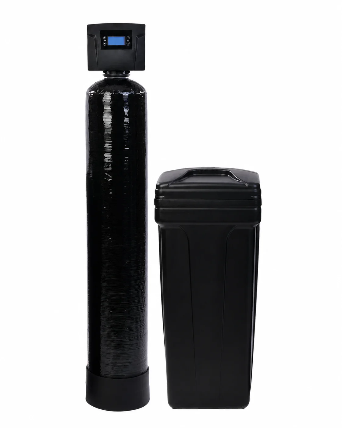 Dedicated unbranded water softener with brine tank